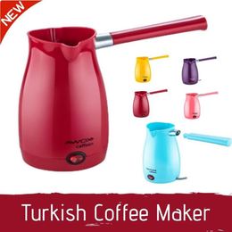 Awox Portable electric turkish coffee pot Espresso electric coffee maker boiled milk kettle office home gift257V