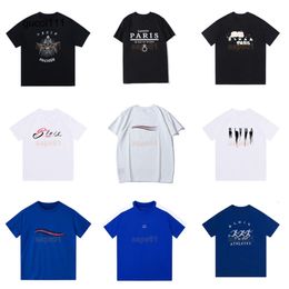 T Sleeve High Mens Designer balencaigalies Shirt Printing Letter Pattern Short balencigalies Casual Loose Womens TShirt Fashion Street Couple Clothin Brand W5W0