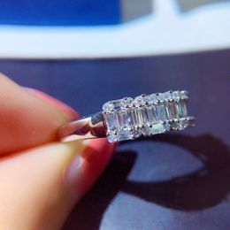 Chinese Luxury cz Zircon Geometry Designer Band Rings for Women Men anillos nail finger fine shining diamond crystal love ring jewelry