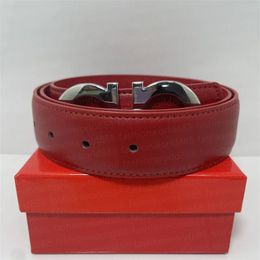 Belts Ceinture Fashion Belt Accessories High-quality Smooth Buckle Men's and Women's Jeans Designer Belt Box S Wo
