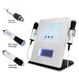 Laser Machine 3 In 1 H2 O2 Oxygen Skin Care Oxygen Jet Peel Rf Ultrasonic Skin Care Beauty Machine For Sale