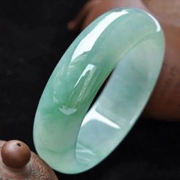 High Quality Natural Jadeite Myanmar Stone Bracelet Bangle Real Jades Bangles Women Fine Jewellery For Girlfriend Mom Gifts LL
