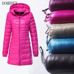 Men s Vests Down Jacket Women Winter Warm Jacket s Long Light White Duck 5XL 6XL 7XL Ultralight Hooded Portable Coat 231206