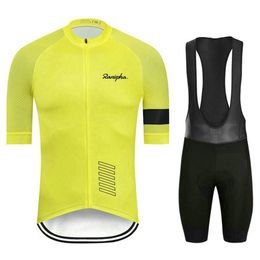2022 Ranirpha Cycling Set Man Cycling Jersey Short Sleeve Bicycle Clothing Kit Mtb Bike Wear Triathlon Maillot Ciclismo285Q