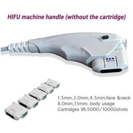 2024 Accessories Parts Hifu Machine Handle Without The Cartridge For Hifu Ultrasound Face Lift Machines Ce/Dhl