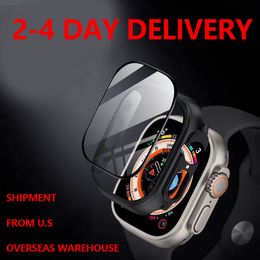 Smart Watch Apple Watch Ultra Series 9 49mm iwatch Marine Strap Smart Watch Sport Sport Watch Wireless Charging Strap Box 보호 커버 케이스