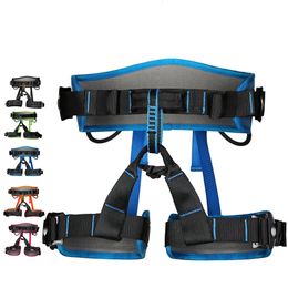 Climbing Harnesses XINDA Camping Safety Belt Rock Climbing Outdoor Expand Training Half Protective Supplies Survival Equipment 231205