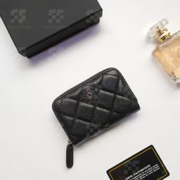 Tasarımcı cüzdan cc cüzdan kredi kartı sahibi kat kart sahibi para çantası kadın cüzdan cüzdanları kuzu derisi havyar deri moda klasik kadın tarz