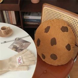 Cushion/Decorative Cartoon Cookies Plush Seat Cushion Soft Food Pilllows Stuffed Doll Toys for Kids Children Girl Birthday Room Decor New Year Gift