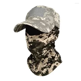 Bandanas Men Baseball Caps Face Scarf Mask Tactical Military Hat Neck Tube Snoods For Running Hunting Camping Cycling Fishing Outdoor