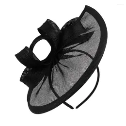 Bandanas Fascinators Hats Headdress Elegant Top Hat Hair Clip For Women Tea Party