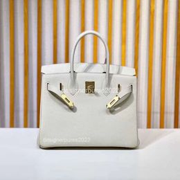 Togo -Tasche Ladies Muster RKinbir -Taschen Schnalle Bag Sier High 2023 Qualität Litchi Gold Wachs Frauenfaden Leder Leder Handtasche 28as