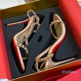 Sandals Elegant Women Dress Shoes Platform Pumps Strappy spike Stiletto-heel Soft Leather Womens High Heels Sizes 35-43