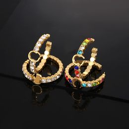 2023 Hoop earrings with letter G for lady Women Party Wedding Lovers gift engagement GGs Stud Jewelry Bride sg2b