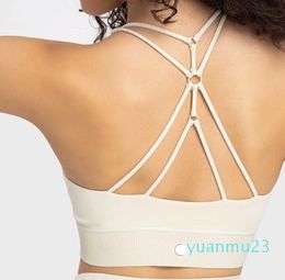 Yoga Sports Cross Straps Bras Back Strap Cross for Women Breasted Fitness Bra Women Push Up Seamless Sport Tank Running Gym