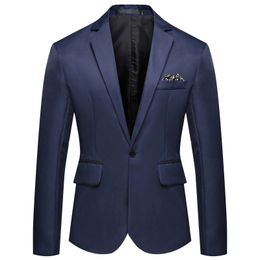 Men's Suits Blazers Men's Suit Coat Casual Business Wedding Long Sleeve Slim Fit suit Single Row Single Button suit Party Coat Office Blazer 231206
