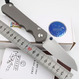 D2/S35VN Chris Sebenza 21/25 Hunting Outdoor Folding Survival Tanto Blade Knife Camping EDC Tool Titanium Reeve Jgbae