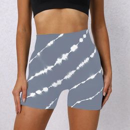 Stage Wear Seamless Tie Dyed Yoga Shorts For Women And BuLifting Perfect Exercise Workout Cut Up
