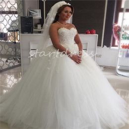 Lindo vestido de baile branco vestido de casamento apliques renda estilo country vestido de noiva rústico elegante querida tule espartilho exclusivo igreja nupcial robe de mariage 2024