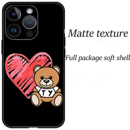 Luxury Designers Phone Case for IPhone 15 14 Pro Max 13 12 11 7p/8p Left Right Card Leather bear designer phonecases classic Phones Cover 231263PE