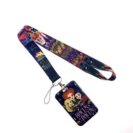 Stranger Things Scary Movies Lanyard For Keychain ID Card Cover Passport Student Cell Phone USB Badge Holder Rope