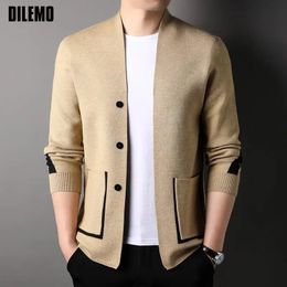 Men's Sweaters Top Grade 2023 Brand Designer Fashion Knit Cardigan For Men Sweater Casual Japanese Coats Graphic Jacket Mens Clothing 231205