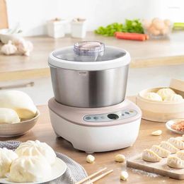 Bread Makers 5L Household Stand Mixer Dough Kneading Machine Mixing Intelligent Timing Stainless Steel Food Machine.