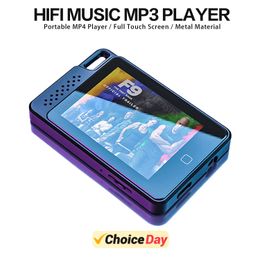 MP3 MP4 Players 2023 High Quality HiFi Music Player Bluetooth 5 0 Touch Screen Multifunctional Video Portable FM E Book Recording 231206