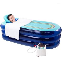 Bathing Tubs Seats Extended And Thickened Adt Steam Bath Folding Inflatable Bathtub Sweat Steamer Drop Delivery Baby Kids Maternity Sh Dhbps