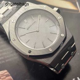 Audemar Pigue Watch Audpi Watch Abby Watches Automatic Pig Movement Cal 2001 Silver Dial Brand New Steel Case Sapphire Glass