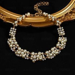 Chains Europe And The United States Light Luxury Niche Necklaces With Collarbone Necklace Bride Accessories Temperament Choker Collarbo