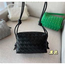 Authentic Designer Bags Venetas Fashion Bags Loop Bags BottegvVeneta Woven Handbags Square Cute Small Square Messenger Outlet GCDP 7TTSDE3B WN-L4WS