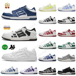 High Quality Men Women Skel Top Low High Bone Skeleton Amiress Shoes Triple Black White Pink Green Red Blue Bred Casual Trainers Designer Sneakers Sports Brand Runner