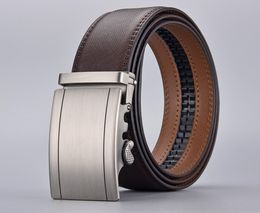 Belt Men039s Cowhide Belt Leather Brown Trouser Leisure Business Manufacturer Whole Automatic Buckle Mens Belts3118993