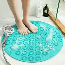 Home Kitchen Floor Mats For Toilet Bathroom Carpet Circle PVC Bathmats Non-slip Bath Mats Massage Mat Shower Mat Bath Rug266b