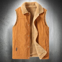 Men's Vests Fleece Vest Jacket Men Sleeveless Jackets Autumn Winter Coats Outdoor Military Style Clothes 231205