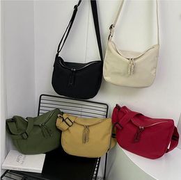 Canvas Tote Bag For Women Retro Shoulder Bag 5 Colours Crossbody Handbag Casual Tote For Shopping Travel