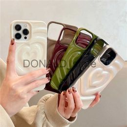 Cell Phone Cases Glossy Love Heart Phone Case For iPhone 15 14 Pro Max 13 12 11 Pro Max Cute Luxury Fashion Soft Silicone Bumper Shockproof Cover J231206