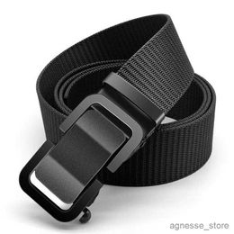 Belts Men Belt Nylon Breathable Belts For Men Cowboy Designer Belt Outdoor Tactical Belt Military Toothless ceinture R231206