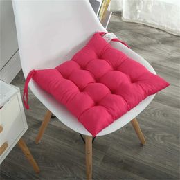 Cushion/Decorative Solid Chair Cushion Square Mat Cotton Upholstery Soft Padded Cushion Pad Office Home Or Car Garden Sun Lounge Seat Cushion
