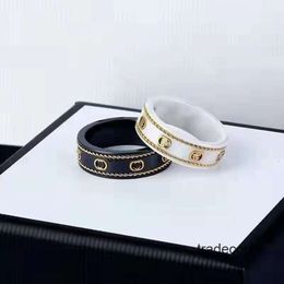 2024 Designer Rings Luxury Letter Men's and Women's Ring Fashion Trend Classic Jewellery Couple Anniversary Gift Good with box