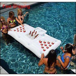 Other Pools SpasHG Pool Party Games Raft Lounger Inflatable Floating Pool Adults Rafts Swimming Beer Pong Table doe qylrTn sports22015