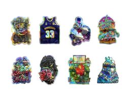 3.5g die cut shape mylar bag pack backpack boyz custom print Reusable Plastic Pouch foil holographic Packaging