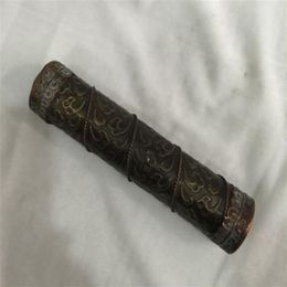 Rare ancient Chinese classical old glass tube -kaleidoscope2749