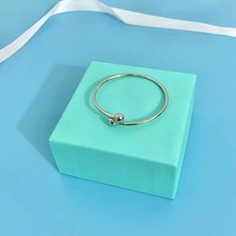 Chinese Luxury Brand Ball Designer charms Bangle Bracelet for Women Girls S925 sterling silver classic lotus teachers lovely love bangles bracelets jewelry