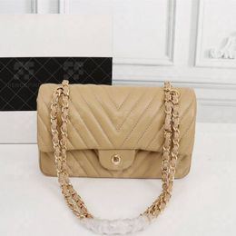 Handbag Designer Bag CC Flap Shoulder Bag Cross Body Bag Gold Chain Strap Women Caviar Lambskin Leather Fashion Classic Style Purse Fencefinds