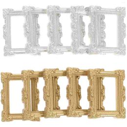 Frames 10 Pcs Po Frame Simulation Accessories Home Decor Mobile Phones Sticker Resin Picture