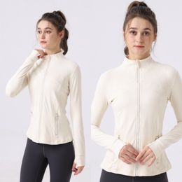 Lady Fitness Women Yoga Sports Jacket Stand-up Collar Half Zipper Long Sleeve Tight Yogas Shirt Gym Clothing