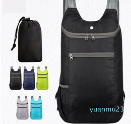 lu Folding Backpack Schoobag For Teenager bag Portable Waterproof Nylon Foldable Backpacks Sports Colours for Hiking