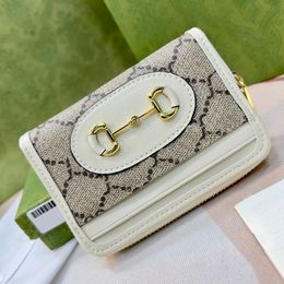 2024 Womens Mens Unisex Card Holder Designer Coin Purse Leather Zipper Small Wallet Ladies Keychain Wallet Mini Luxury Billfold Moneybag